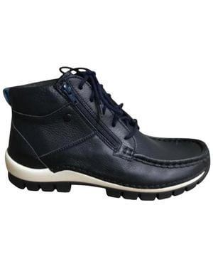 Wolky Boost Schnürstiefel - Blau
