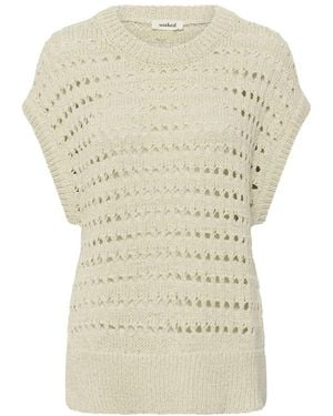 Soaked In Luxury Round-Neck Knitwear - Neutro