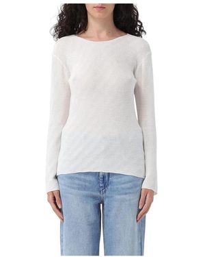Emporio Armani Round-Neck Knitwear - White