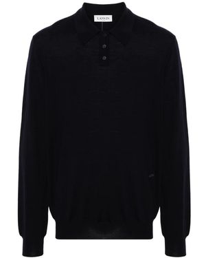 Lanvin Polo Shirts - Negro