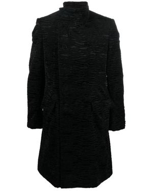 Balmain Double-Breasted Coats - Zwart
