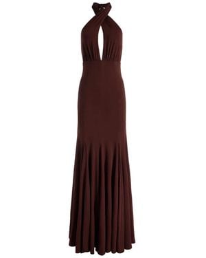 Alice + Olivia Evelina Jurk - Paars