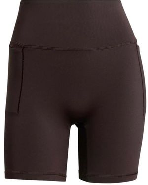 adidas Fitness ,Bruin ,Polyester Optimé Korte Leggings - Grijs
