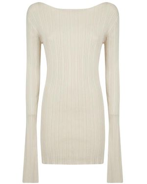 Entire studios Knitted Dresses - Naturel