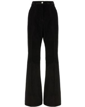 Ferragamo Wide Trousers - Black