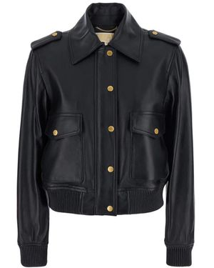 Michael Kors Leather Jackets - Nero