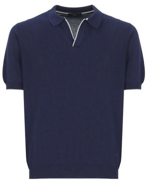 Fay Polo Shirts - Blue