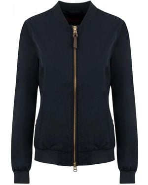 Woolrich Jassen ,Blauw ,Polyester Polyester Puffer En Parka Jassen