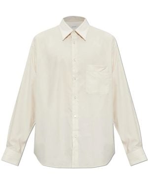 Lemaire Overhemden ,Katoen Regular Shirt - Wit