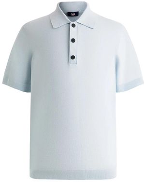 Fusalp Truien & Vesten ,Blauw ,Wol Henryo Polo Shirt Met Korte Mouwen