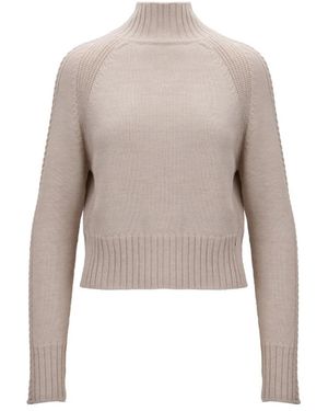 Herno Truien & Vesten ,Wol Ml 000053D 1990 Jumper - Grijs