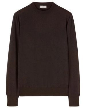 Agnona Round-Neck Knitwear - Brown