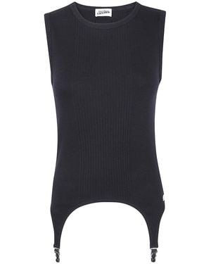 Jean Paul Gaultier Sleeveless Tops - Blauw