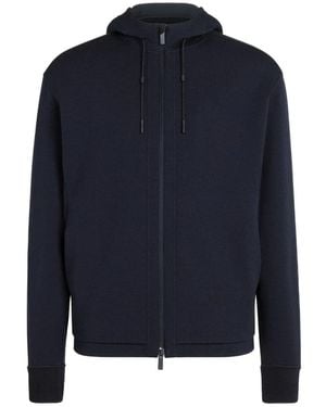 ZEGNA Zip-Throughs - Blue