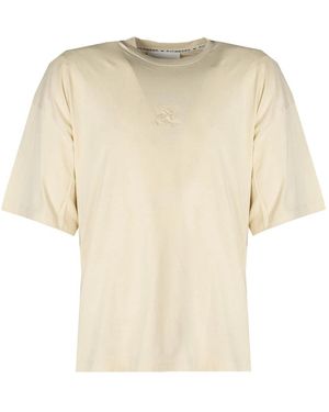 John Richmond T-Shirt Met Ronde Hals - Naturel
