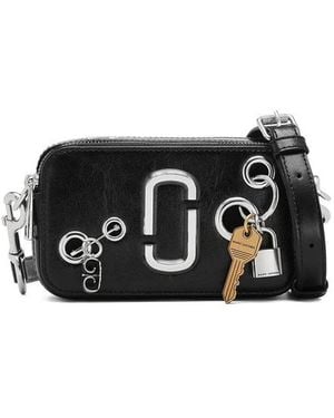 Marc Jacobs Grommet Charm Snapshot - Schwarz