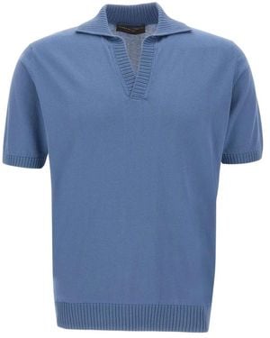 FILIPPO DE LAURENTIIS Polo Shirts - Azul
