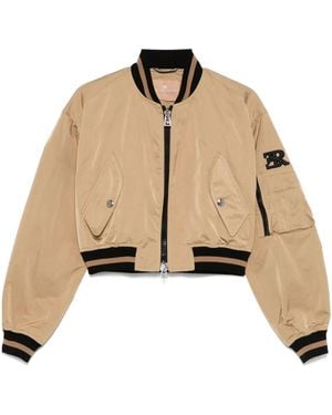 Ermanno Scervino Bomber Jackets - Natural