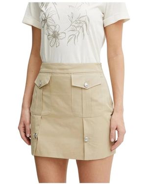 Liu Jo Short Skirts - Neutro