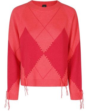 Pinko Truien & Vesten ,Rood ,Wol Berna Trui