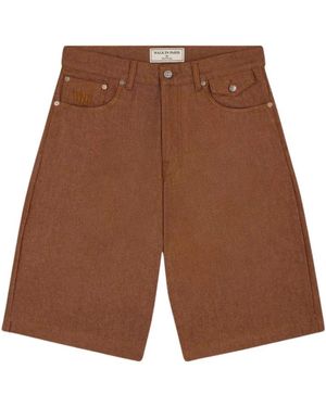 Walk In Paris Long Shorts - Marrone