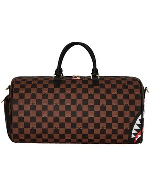 Sprayground Braune Fitness Reise Duffle Tasche D7506