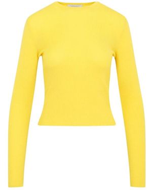 Gabriela Hearst Round-Neck Knitwear - Giallo