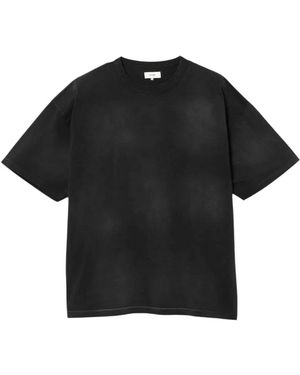Beams Plus Tops ,Zwart ,Katoen Loose Faded Tee