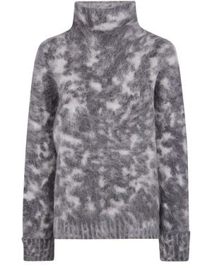 JOSEPH Truien & Vesten ,Grijs ,Polyester Esme Fluffy Alpaca Jumper