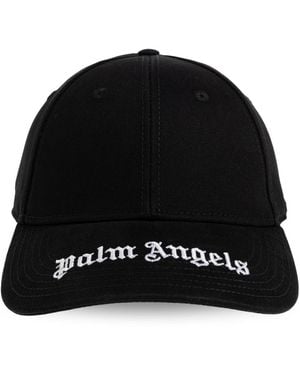 Palm Angels Accessoires ,Zwart ,Katoen Baseball Cap