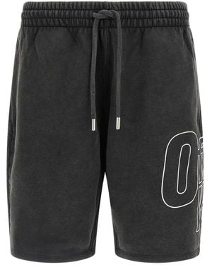 Off-White c/o Virgil Abloh Outline Arrow Skate Bermuda Shorts - Zwart