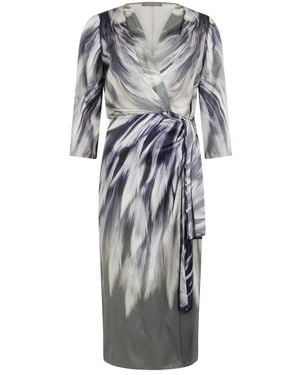 Alberta Ferretti Wrap Dresses - Grey