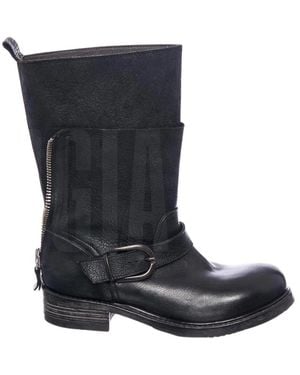 Moma Cowboy Boots - Black