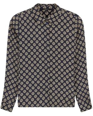 Bugatti Viskose-Bluse - Grau