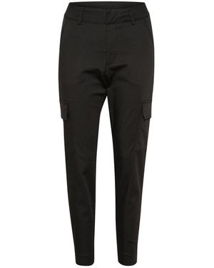 Kaffe Slim-Fit Trousers - Black