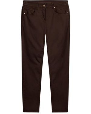 Luisa Cerano Slim Fit Jeans - Brown