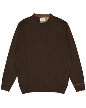 Bob Round-Neck Knitwear - Marron
