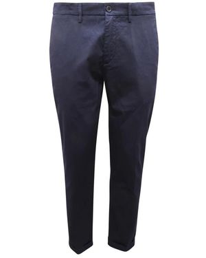 Harmont & Blaine Slim-Fit Trousers - Blue