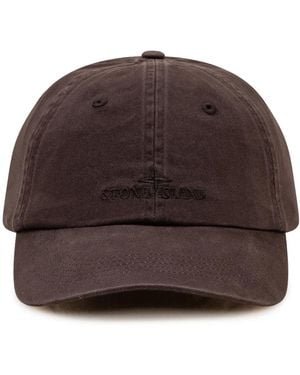 Stone Island Accessoires ,Bruin ,Katoen Baseball Cap