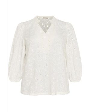 Kaffe Blouses - Blanco