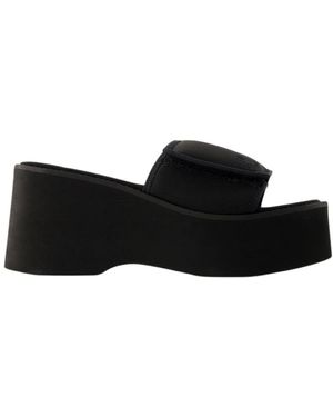 Courreges Wedges - Black