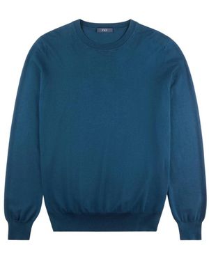 Fay Maglia Girocollo - Blauw