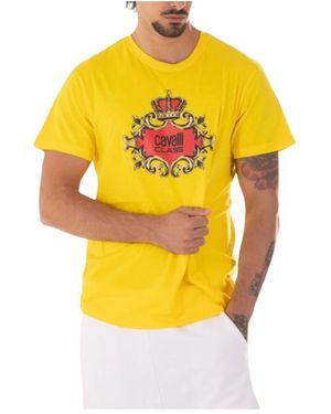 Just Cavalli Logo t-shirt - Gelb