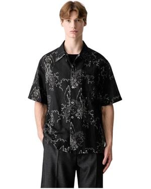 Our Legacy Overhemden ,Zwart ,Katoen Every Shirt Short Sleeve