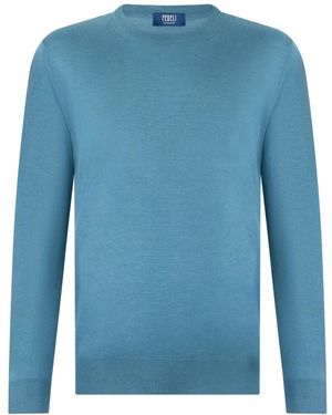 Fedeli Cashmere Knitwear - Blue