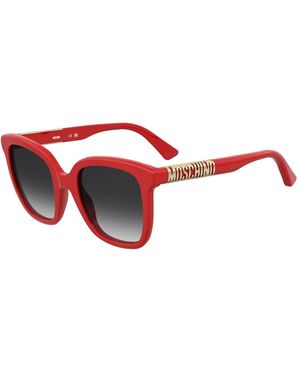 Moschino Round Sunglasses - Red