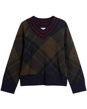 Barbour Truien & Vesten ,Groen ,Wol Shae Gebreide Trui - Blauw