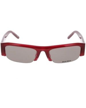 Miu Miu Sonnenbrille - Rot