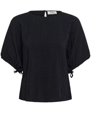 Soaked In Luxury Blouses - Noir