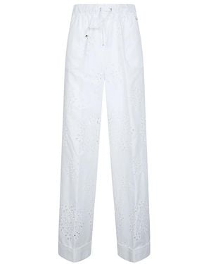 Herno Straight Trousers - White